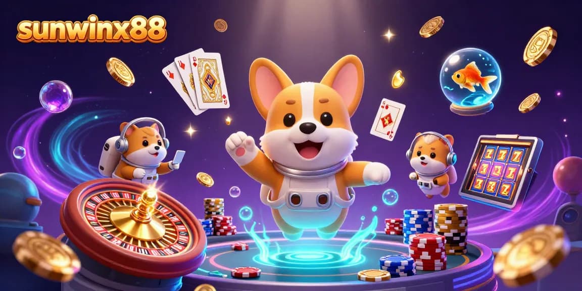 Engage with sunwinx88 through vibrant gaming adventures in an ultra-detailed casino illustration scene.