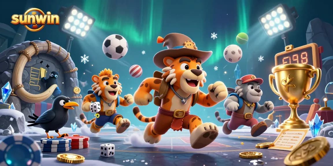Experience the excitement of sunwin where a caveman duo manages a prehistoric casino with thrilling games.