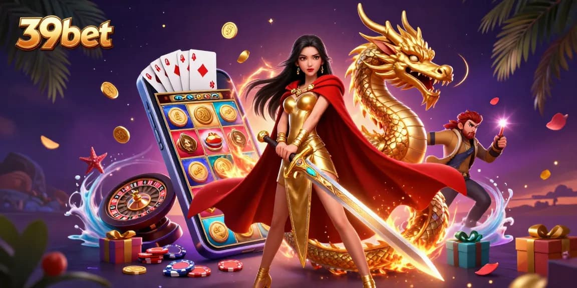 Experience the thrill of 39bet's vibrant casino adventure featuring stunning gameplay elements.