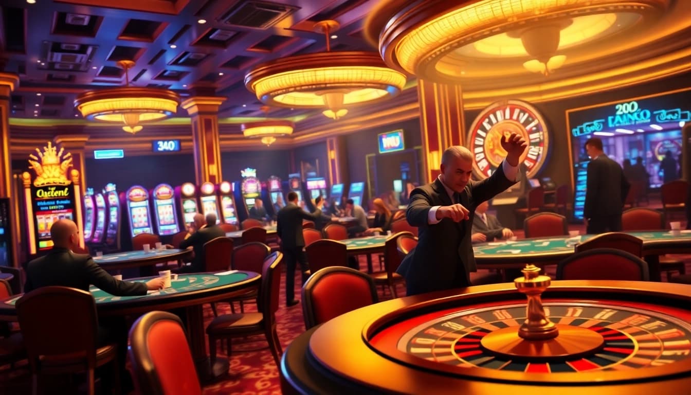 Experience the excitement of hh kung fu-inspired gambling with dynamic characters and luxurious casino tables.