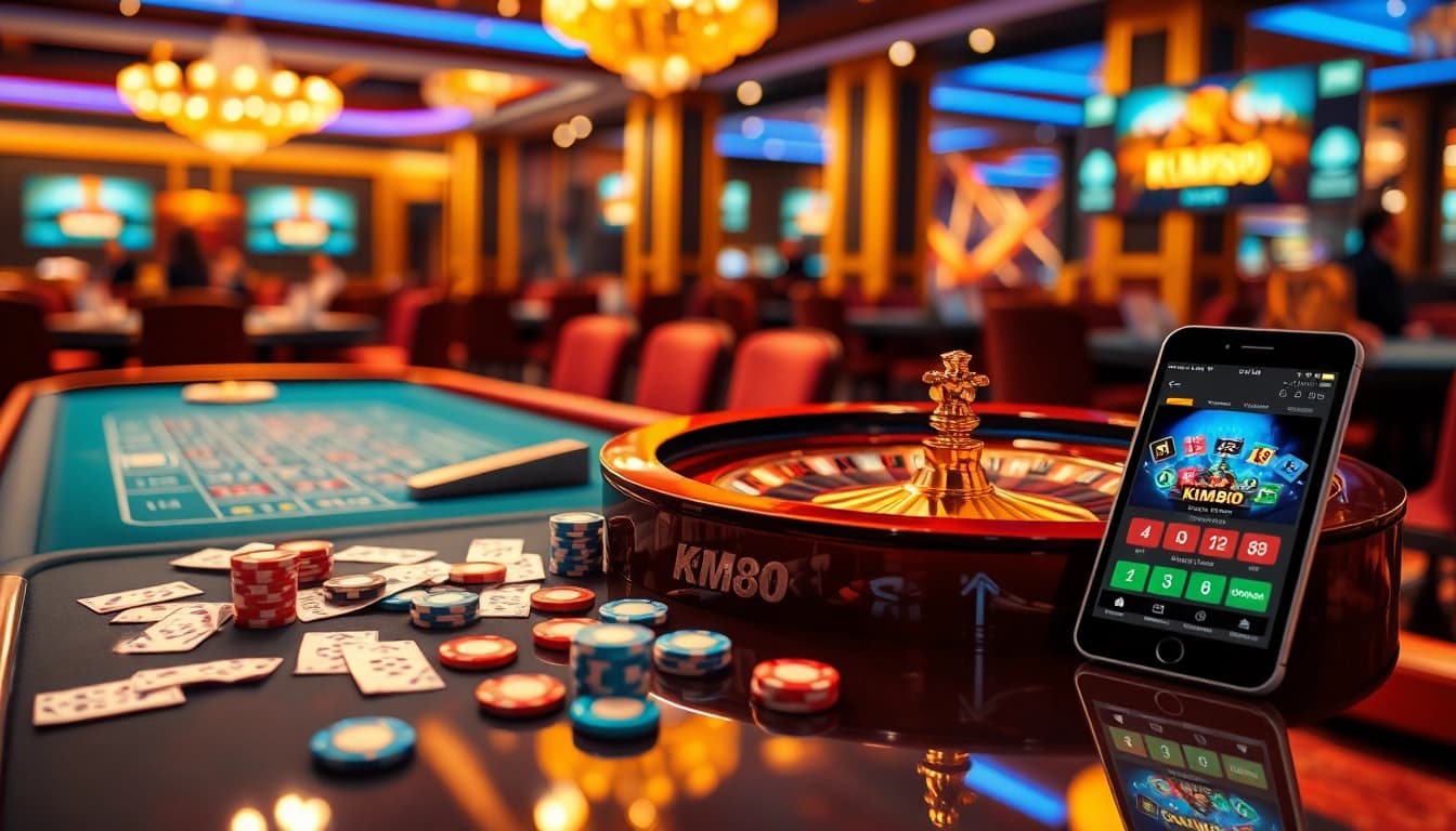 Experience the thrill of km88 online gambling with vibrant casino tables and modern interfaces.