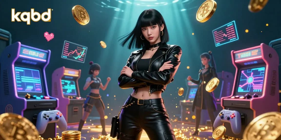 Experience the thrilling energy of kqbd with futuristic gaming visuals featuring dynamic elements and glowing designs.
