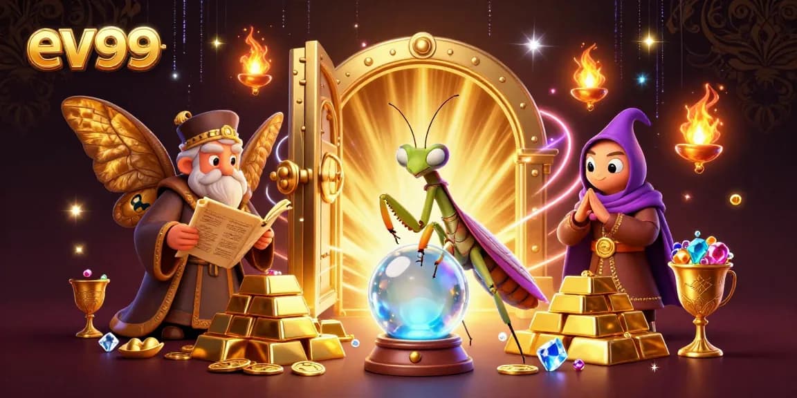 Engage with ev99’s magical world of fortune with 3D characters and stunning casino treasures.
