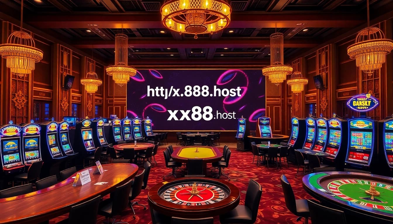 Experience thrilling gaming at https://xx88.host with vibrant slot machines and elegant poker tables.
