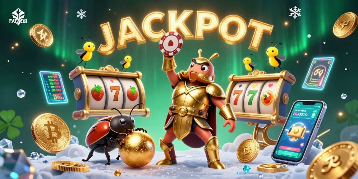 Experience thrilling wins with FAFA828’s 3D casino illustration showcasing dynamic gaming action.