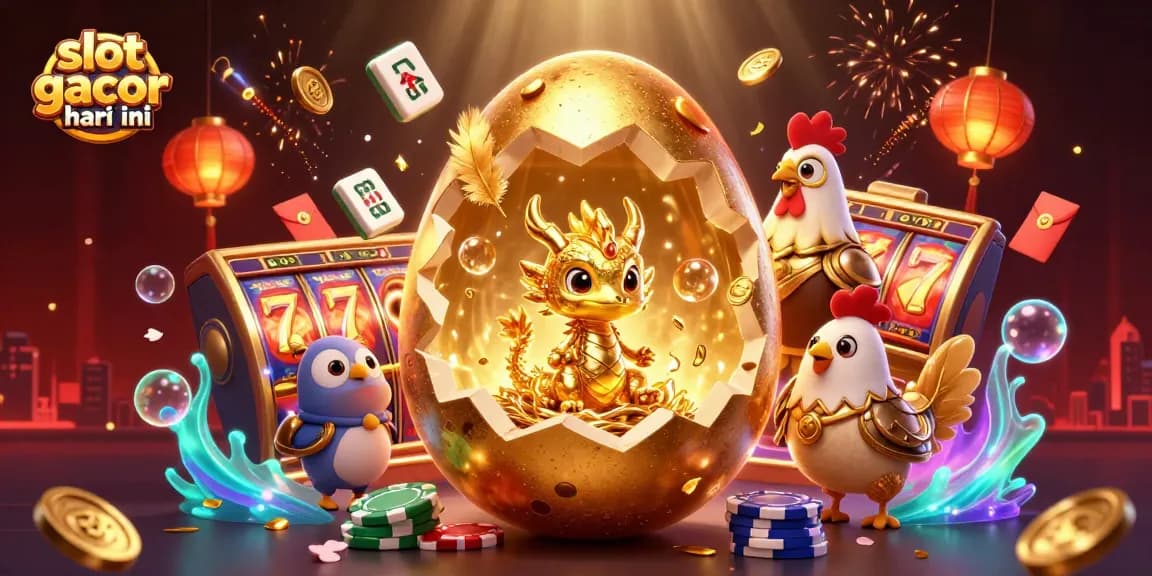 Experience thrilling wins with slot gacor hari ini showcased in a vibrant casino scene.
