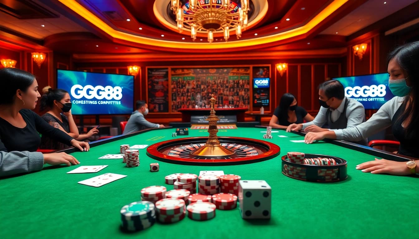 Experience the excitement of gambling at https://gg88vn.asia/ with vibrant casino tables and thrilling games.
