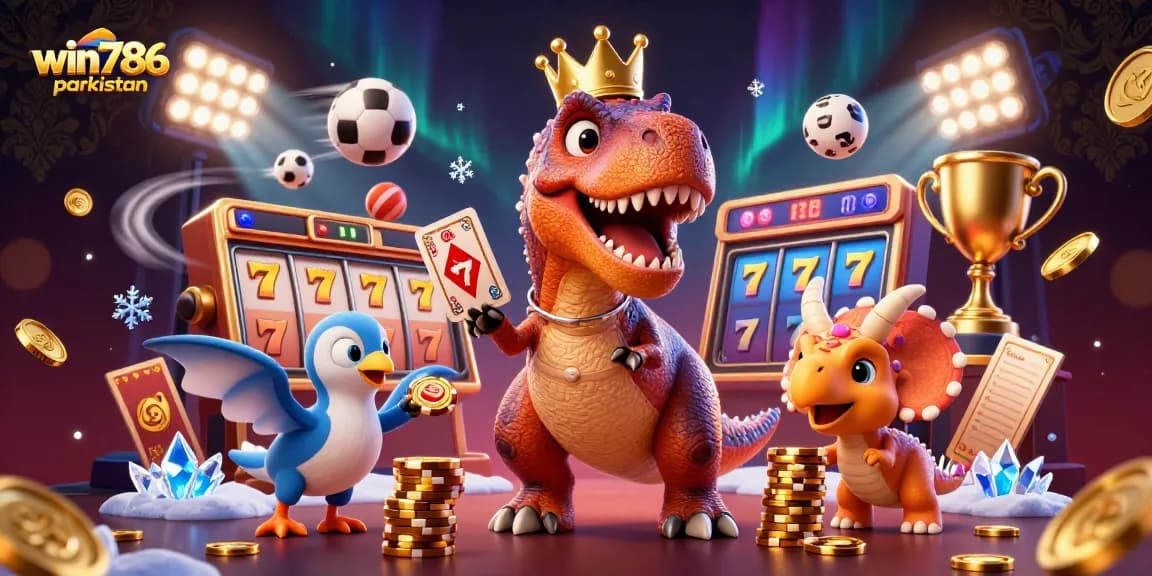 Engage in thrilling gameplay at win786parkistan with captivating 3D casino scenes featuring exciting slots and dynamic elements.