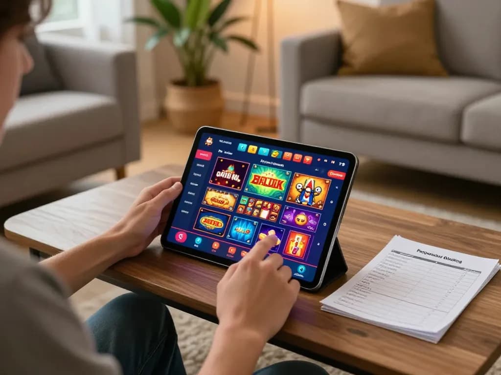 Engaging gaming with BCX88 on a tablet while managing bankroll in a cozy home