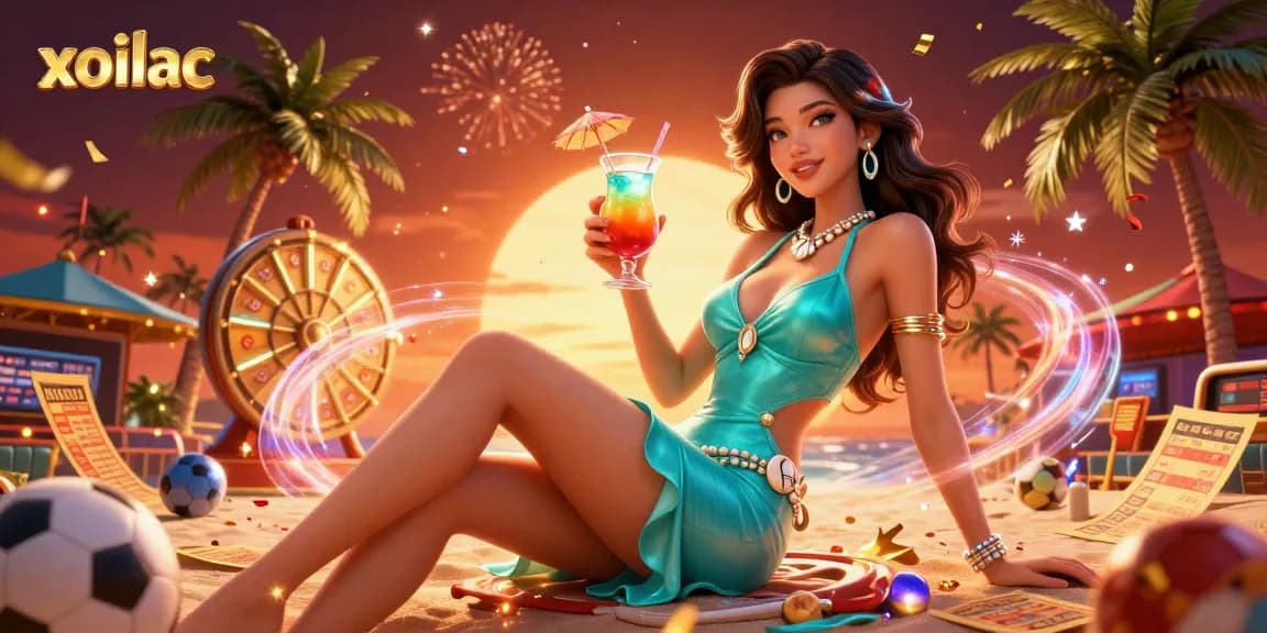 Bet on xoilac for a vibrant sports betting experience in a festive casino atmosphere.