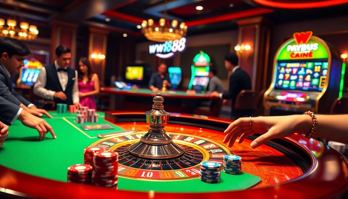 Enjoy thrilling gameplay at ww88 with vibrant casino tables and dynamic betting action.