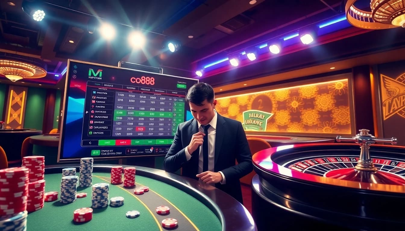 Experience thrilling bets at https://co88us.net/ with an immersive casino environment featuring luxury tables and dynamic games.