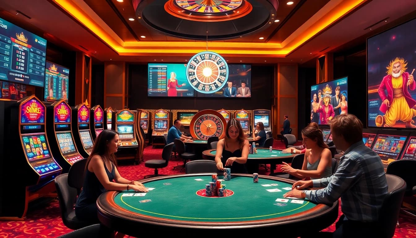 Experience the thrill of betting at TR88 - engaging players celebrate wins at the casino.