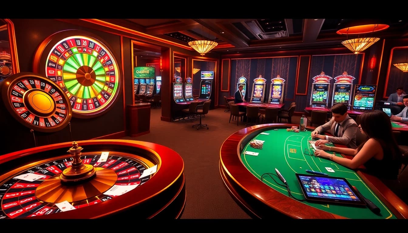 Experience thrilling high-stakes gambling with lively casino games at LUCK8.