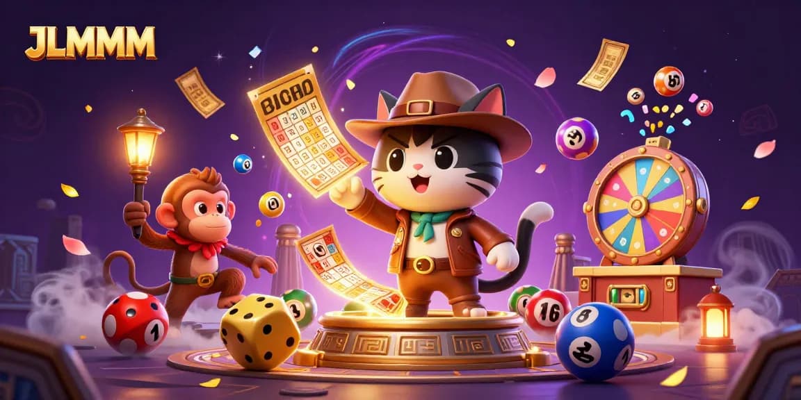 Engage in thrilling wins with JLMMM as the cat explorer discovers a golden casino artifact.