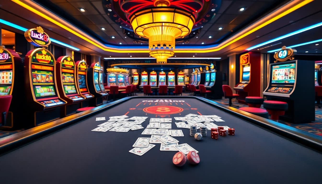 Experience the excitement of luck8 casino with vibrant gaming options and elegant designs.