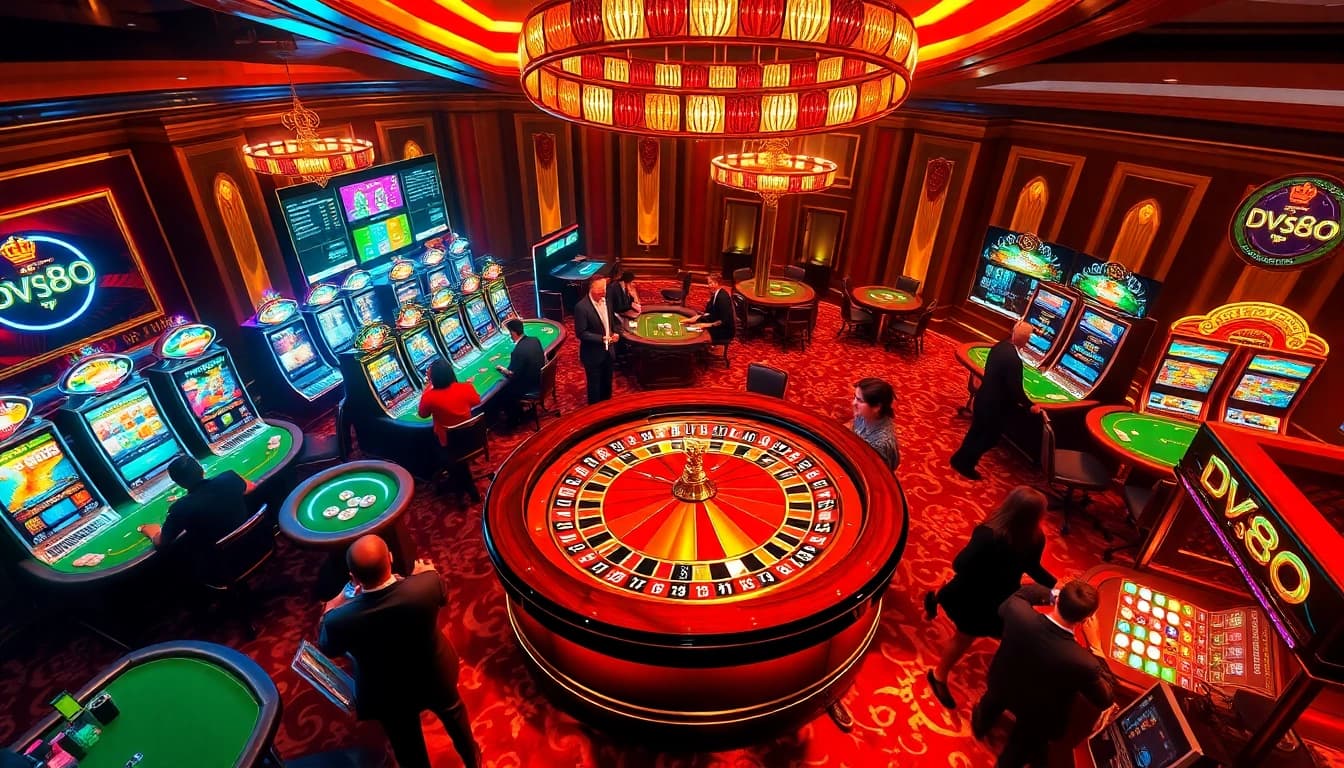 Engage with exciting games at https://dv88.design/, featuring vibrant casino tables and thrilling roulette action.