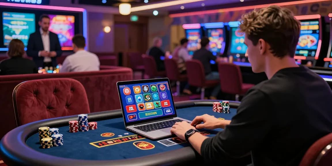 Engaging player enjoying live game at credit card casino with Visa and Mastercard options visible