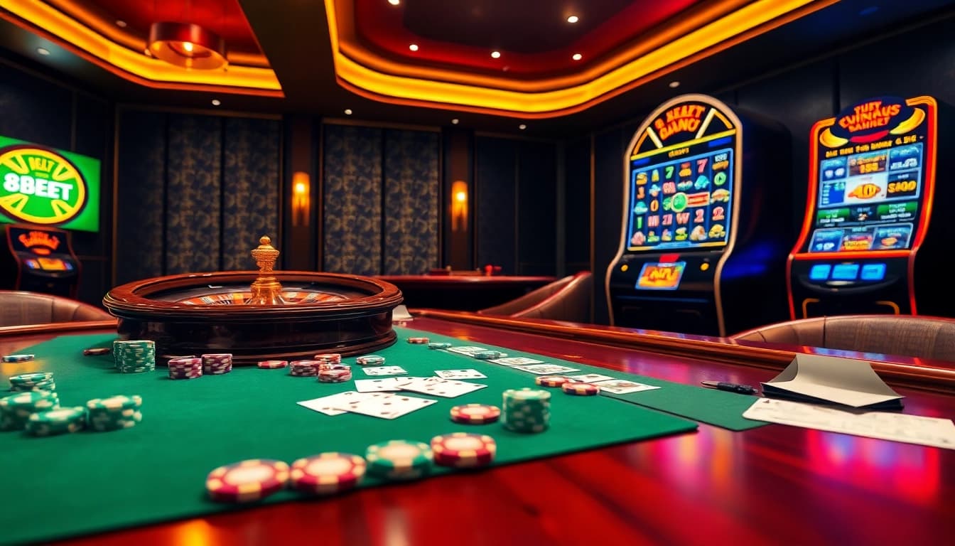 Experience thrills on the trang chủ 8kbet with vibrant casino elements and an engaging gaming atmosphere.