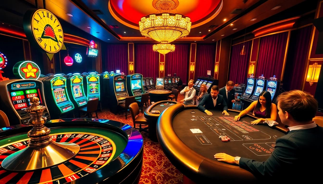 Experience the thrill of winning at casino tables, showcasing hay win moments with vibrant games.