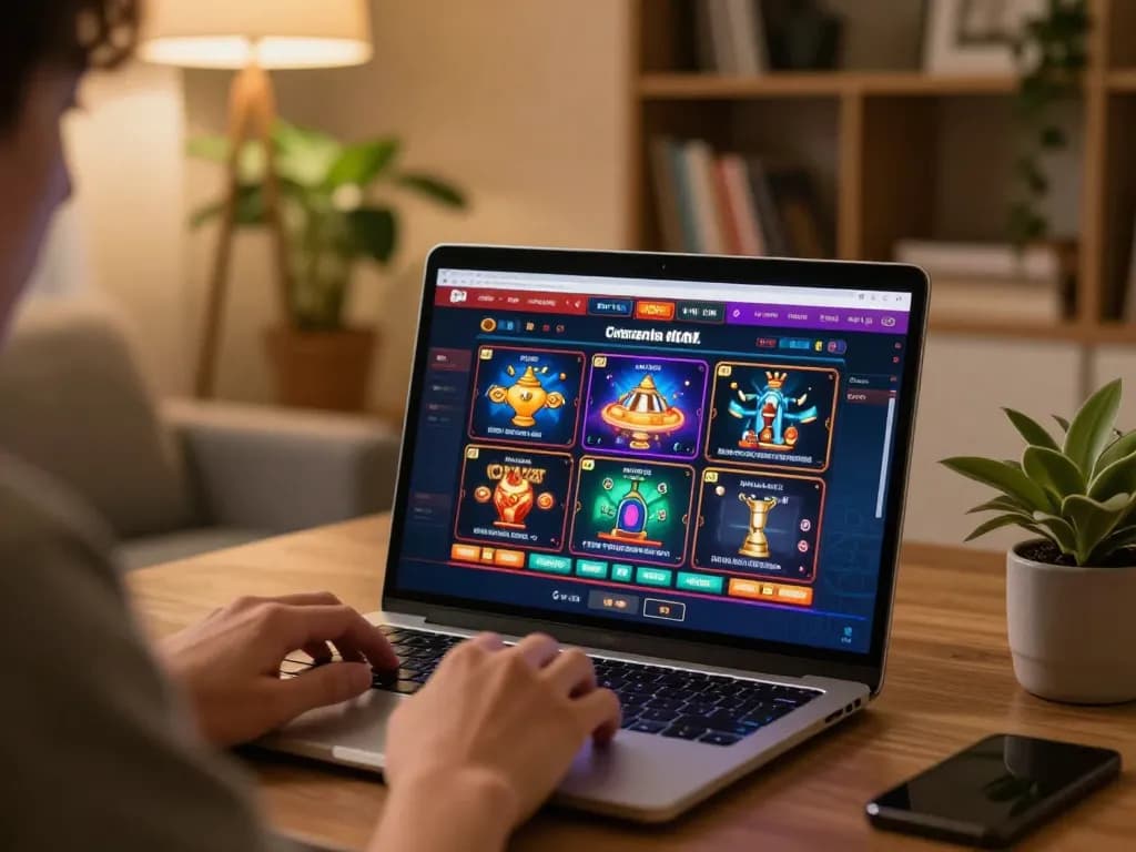 The player engaging with O8 SOCIAL for dynamic online gambling strategy at home