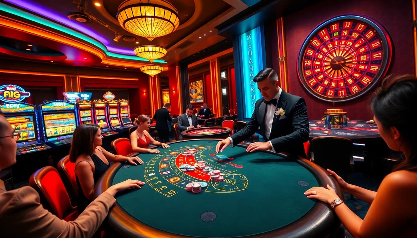 Experience thrilling gameplay at https://hz88.kim/ with an exhilarating casino atmosphere.
