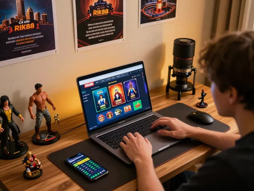 Cá cược Rik88 provides a vibrant online gaming experience with players engaged in strategic gameplay.