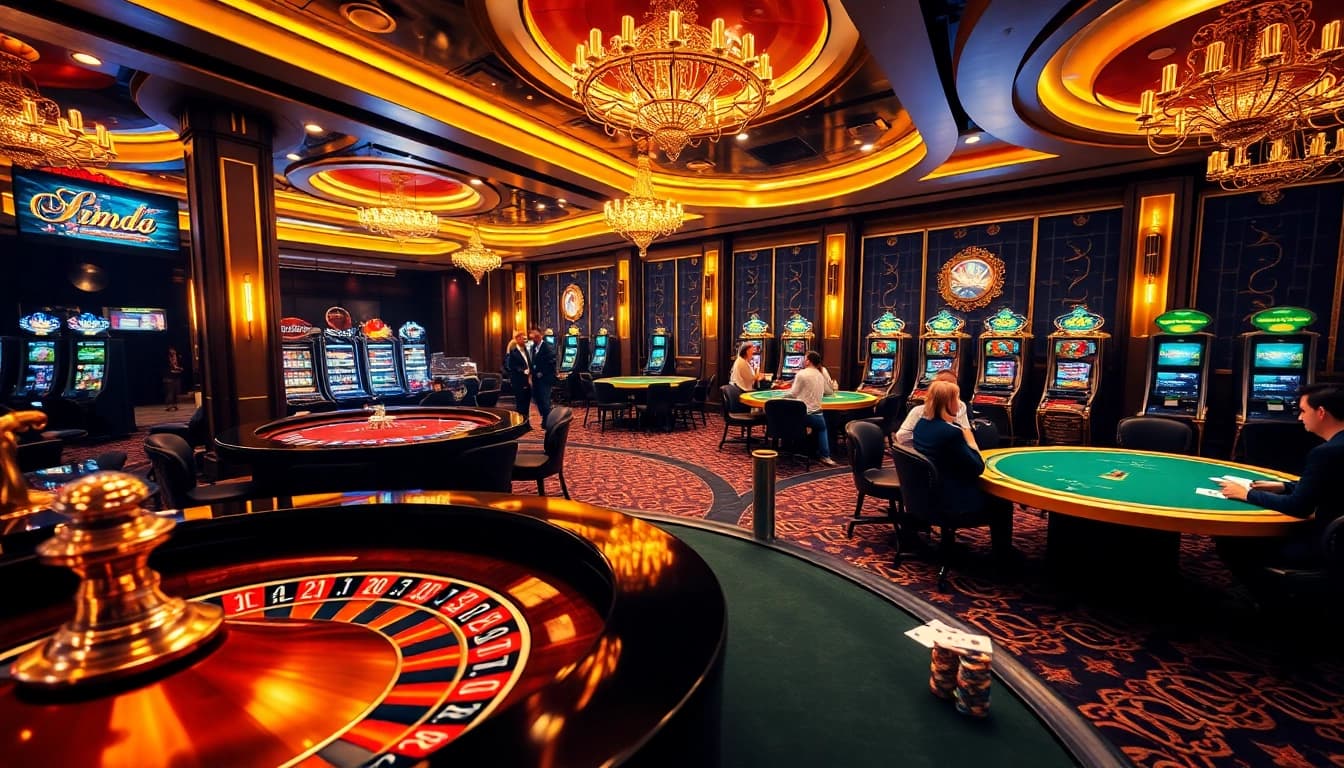 Experience the thrilling gameplay of mv88 at a luxurious casino table with cards and chips.