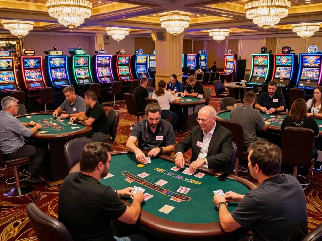 Players winning at roulette in a lively TR88 casino atmosphere, vibrant with excitement and strategic action.