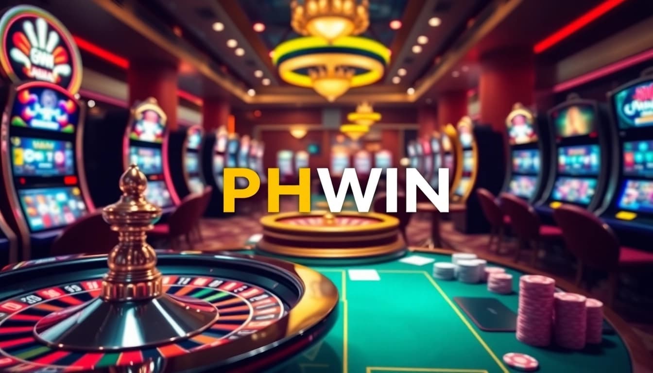 Experience the thrill of winning at PHWIN with exciting casino games and vibrant gaming visuals.