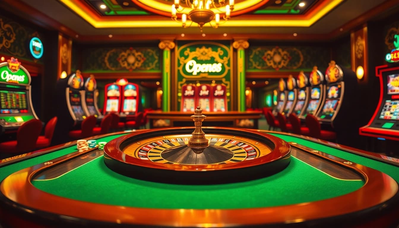 Experience the thrill of open88 with exciting roulette gameplay and vibrant casino ambiance.
