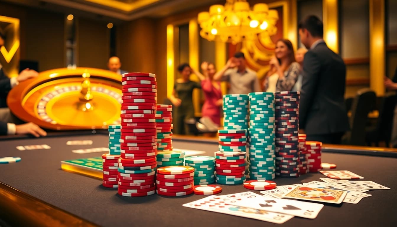 Experience high-stakes gaming at nhà cái hubet casino with thrilling poker action and roulette excitement.