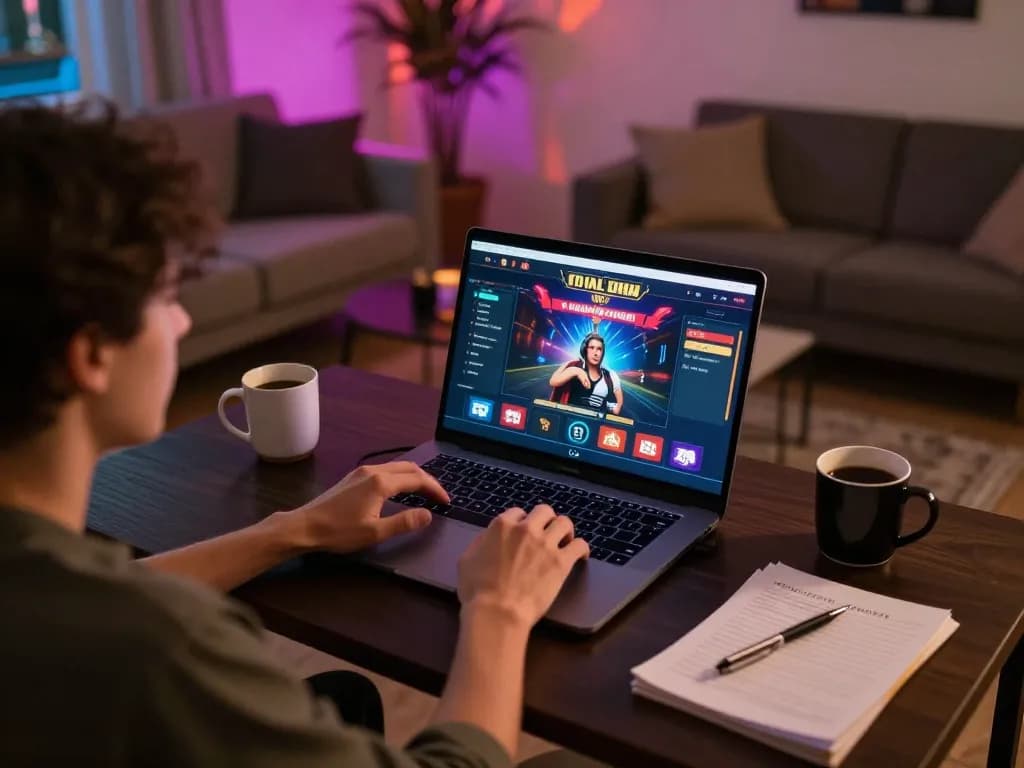 Engaging gameplay on fly88 prof online casino platform with vibrant setup and strategic planning.