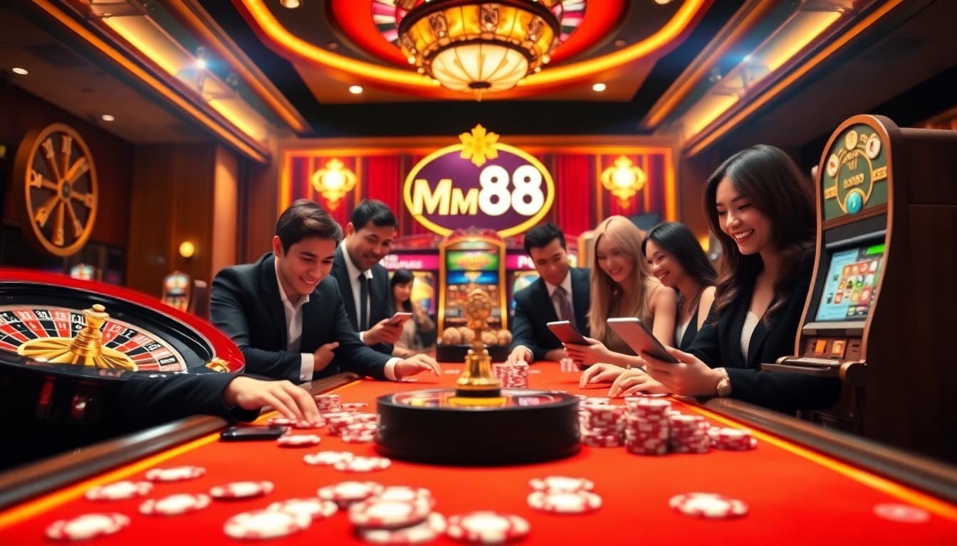 Engage with the exciting world of gambling at Mm88 through a vibrant online casino scene.