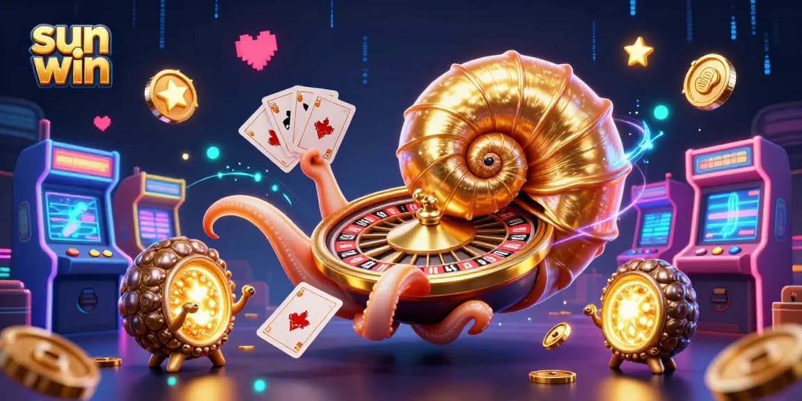Experience thrilling gameplay with sun win featuring dynamic 3D casino elements and colorful characters.