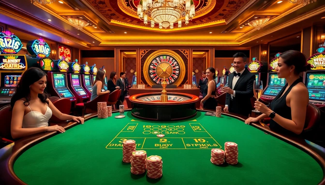 Experience excitement at https://888new.nl/ with vibrant casino games, lively players, and elegant decor.