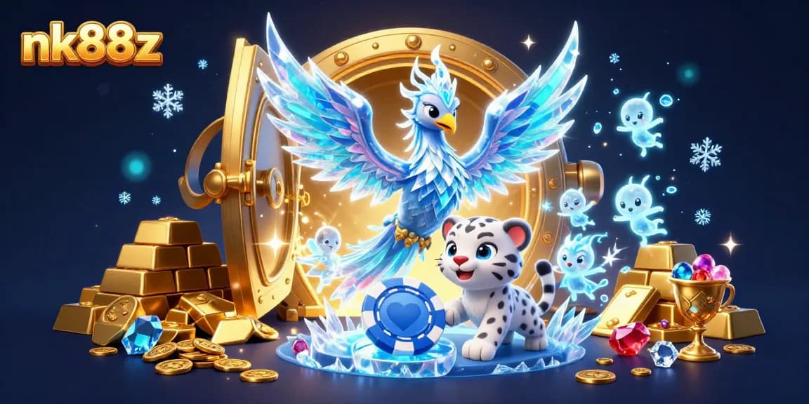 Experience the enchanting world of nk88z with vibrant characters and sparkling casino treasures.
