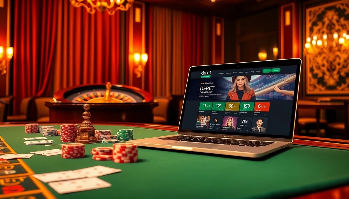 Experience the vibrant online gaming atmosphere at https://debet.jp.net/, where luxury meets excitement at the casino.