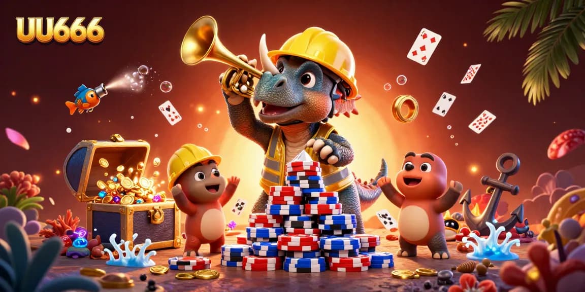 Experience thrilling gameplay at UU666 with vibrant characters celebrating a jackpot win