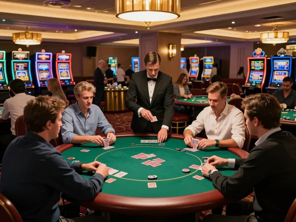 Players enjoying their winning moments at 88vvgo's premier casino tables