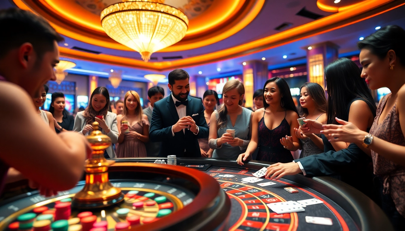 Experience the excitement of UU88 with thrilling casino games and vibrant atmosphere.