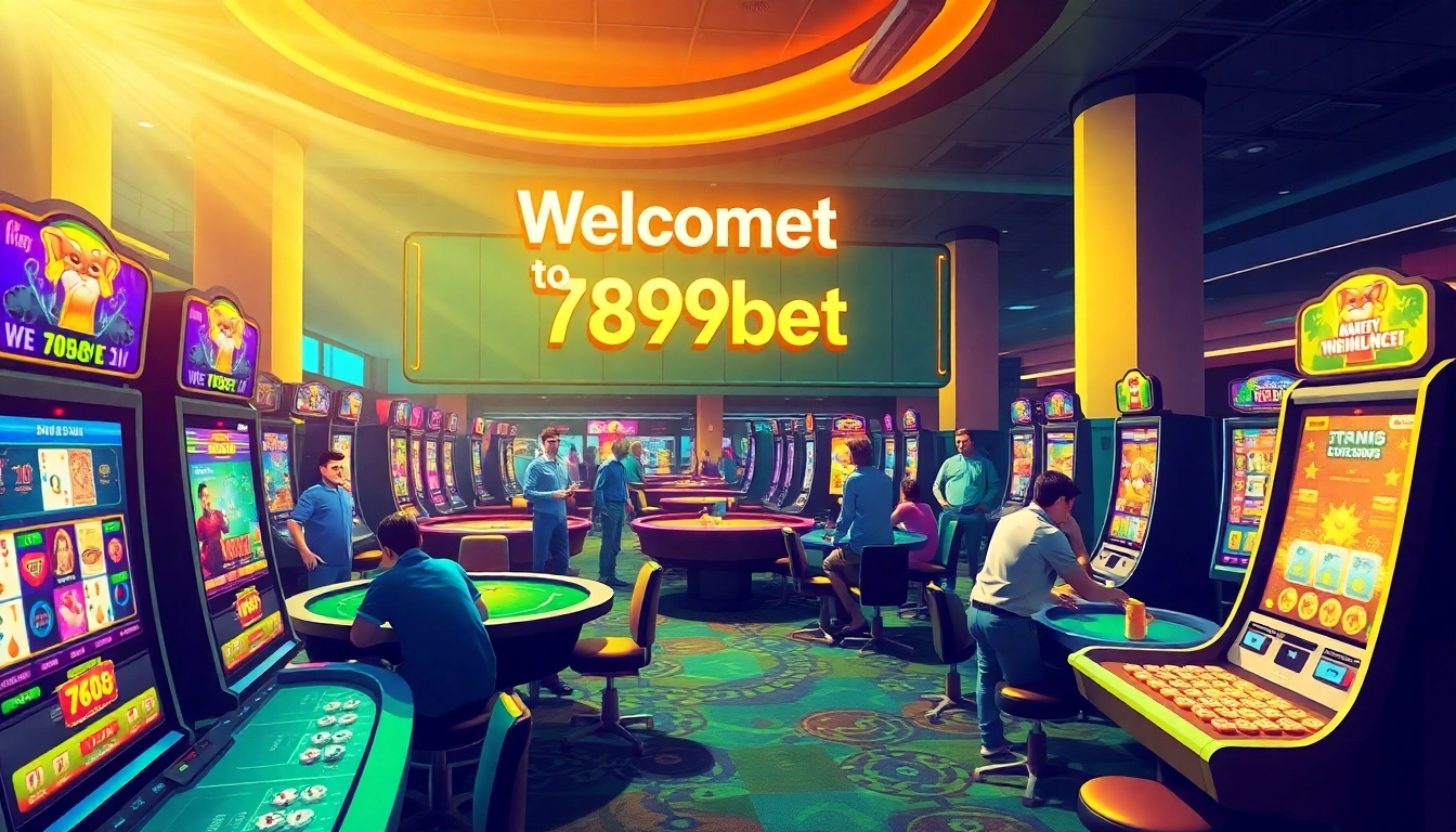 Exciting online gambling experience at 789bet with vibrant casino scene.