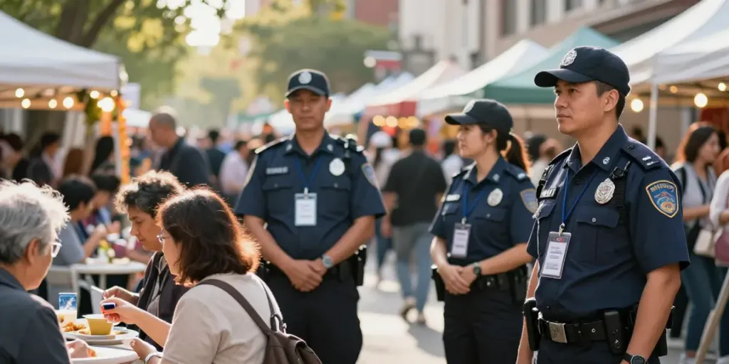 Security Solutions provided by trusted local professionals at a community event.