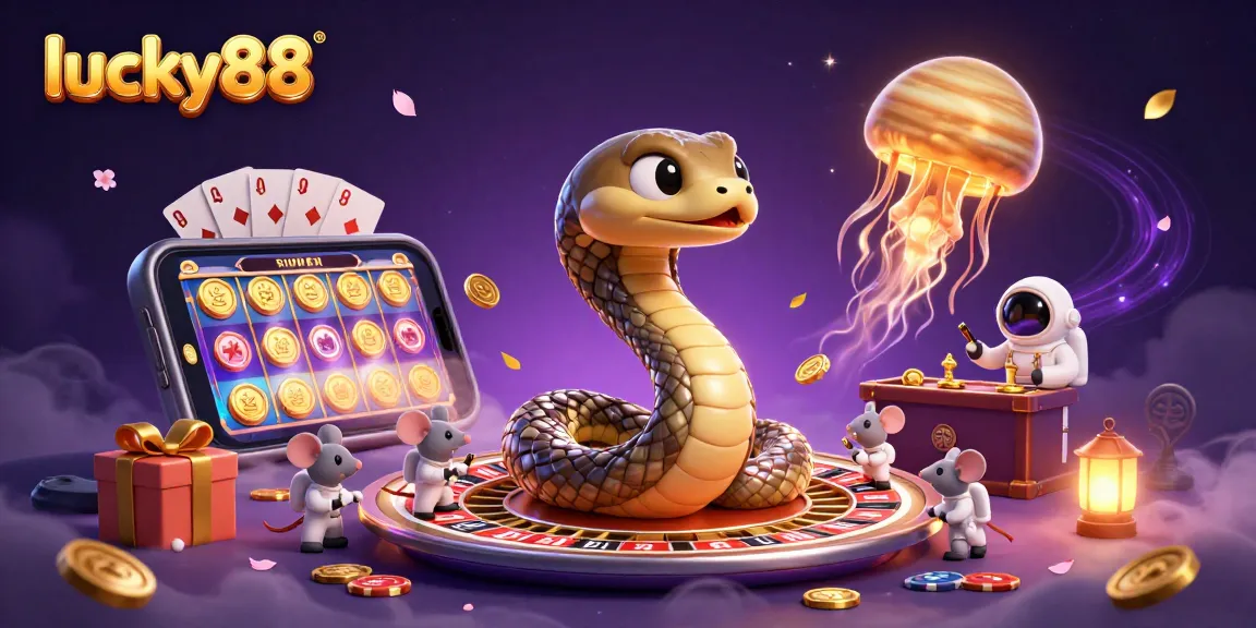Play lucky88 for a chance to win with vibrant cosmic visuals and exciting casino elements!