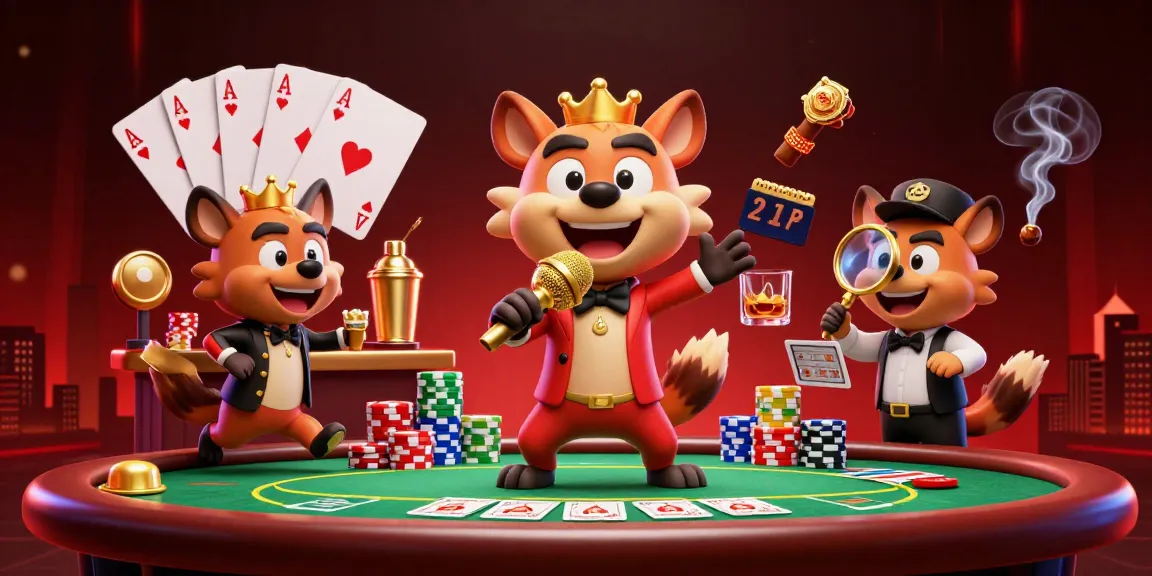 Join the fun at KU88 Casino with lively hyenas at a comedy club scene.