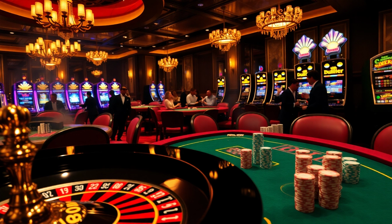 Experience Du88 casino excitement at a vibrant poker table with colorful chips and cards.
