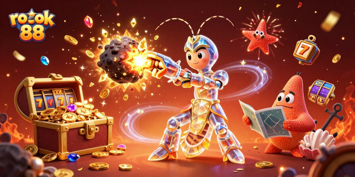 Experience thrilling wins with rokok 88 in this vibrant slot adventure featuring animated characters.