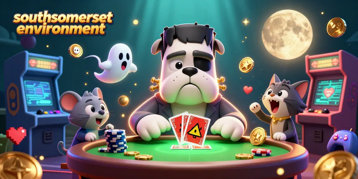 Join the excitement at southsomersetenvironment with our cartoon casino scene featuring quirky characters and vibrant gaming elements.