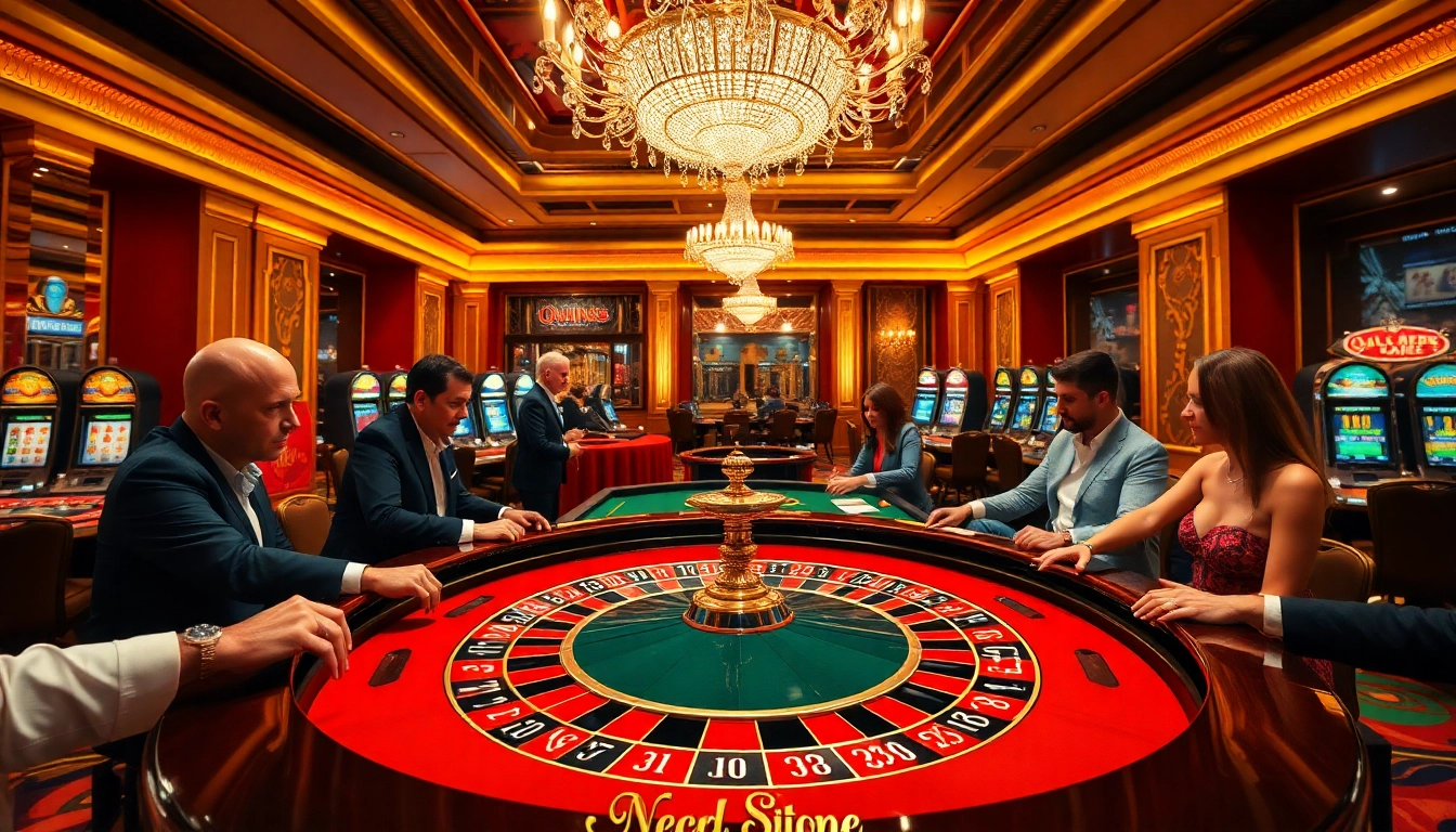 Engage with thrilling roulette action at https://da88st.com/ in a luxurious casino setting.