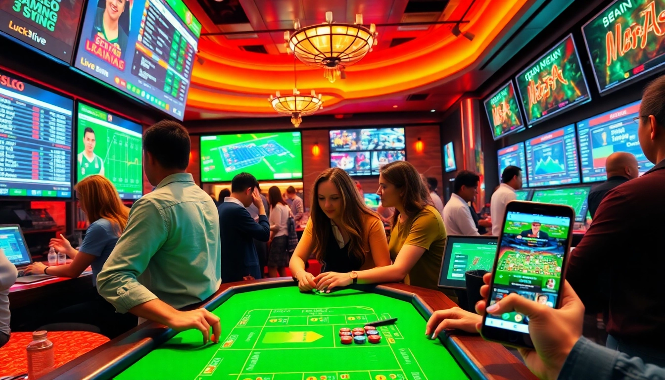 Engaging online gambling experience at luck8win.live featuring sports betting and casino games.